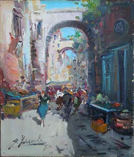 Quadro di G.  Finale  Mercato - olio compensato 