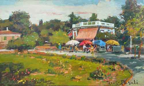 Art work by Renzo Casali Baracchina Ardenza  - oil plywood 
