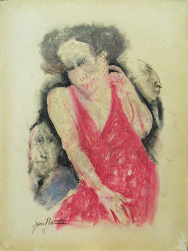 Quadro di Remo Squillantini Figure  - mista cartone 