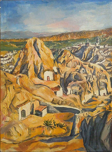 Quadro di  Ximenez Paesaggio - olio tela 