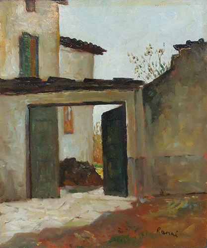 Art work by  Renai Cortile - oil hardboard 