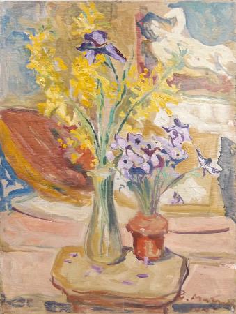Rodolfo  Marma - Composizione con fiori