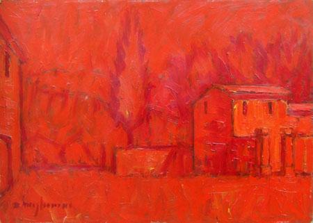 Dino Migliorini - Paesaggio toscano 
